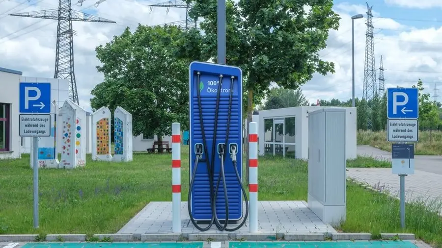 Borne de recharge publique pour véhicule électrique